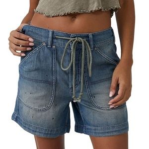 New Free People We The Free second chances low slung, pull on short XS